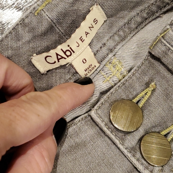 ❤ CABI LOU LOU STRAIGHT LEG JEANS, 0 (25) - Picture 3 of 5